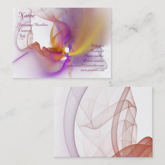 Leichtrauchen Visitenkarte (Vorne/Hinten)