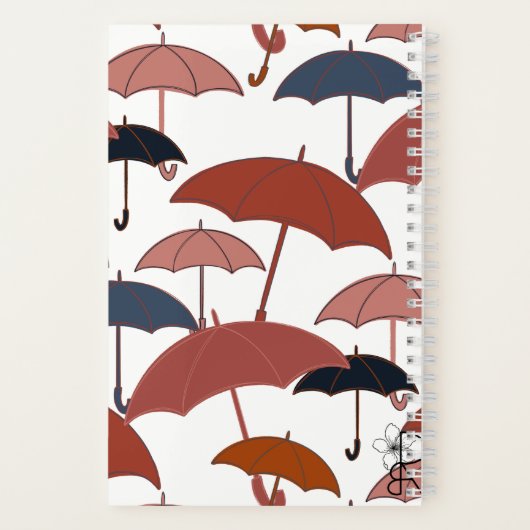 Leichtschirmspiralheft | Herbstzeitschrift Notizblock (Rückseite)