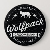 Leichtsinniger Wolfpack Button (Vorderseite)