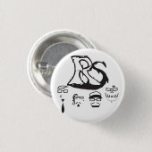 leichtsinniges Schuft-Button Button (Vorne & Hinten)