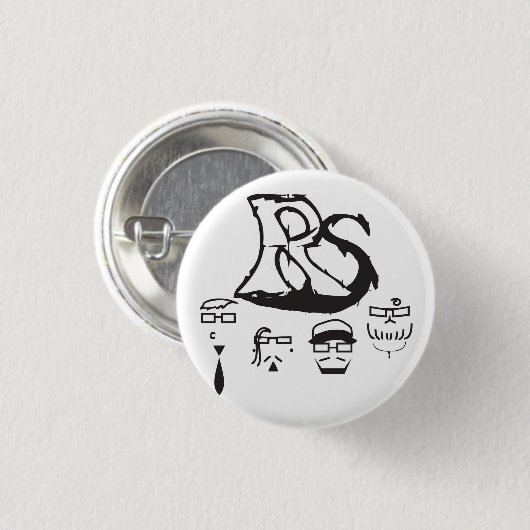 leichtsinniges Schuft-Button Button (Vorne & Hinten)
