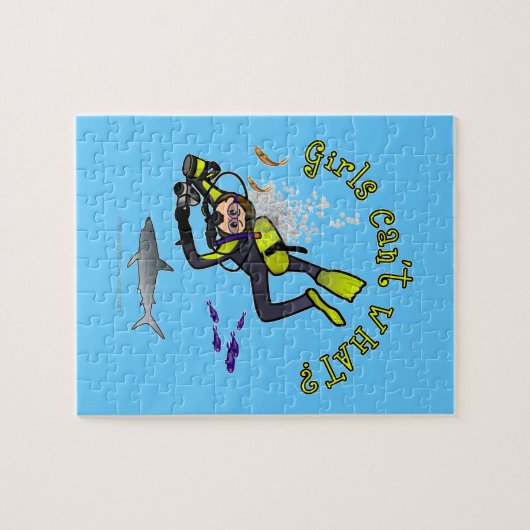 Leichttaucher Puzzle (Horizontal)