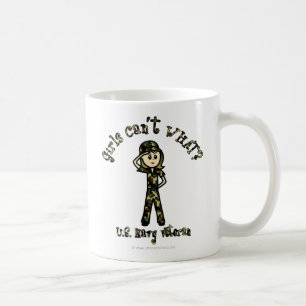 Leichtweibliche Marine Veteran Kaffeetasse