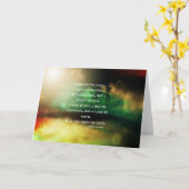 LEID beendet nie Karte (Gelbe Blume)