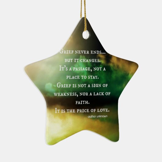 LEID beendet nie Keramikornament (Rechts)