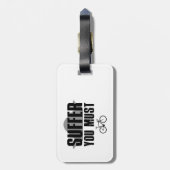 Leid, das du haben musst gepäckanhänger (Rückseite vertikal)