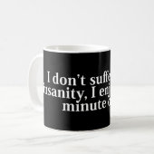 Leid durch Wahnsinn Kaffeetasse (Vorderseite Links)