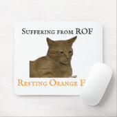 Leiden durch ROF (Resting Orange Face) Mousepad (Mit Mouse)