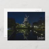 Leiden Holland Postkarte (Vorne/Hinten)