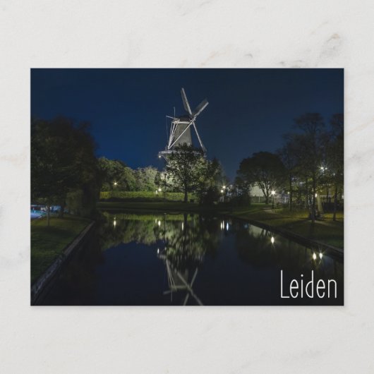 Leiden Holland Postkarte (Vorderseite)
