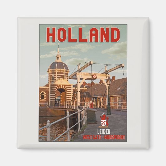 Leiden - Morspoortbrug Magnet (Vorne)