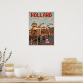 Leiden - Morspoortbrug Poster (Küche)