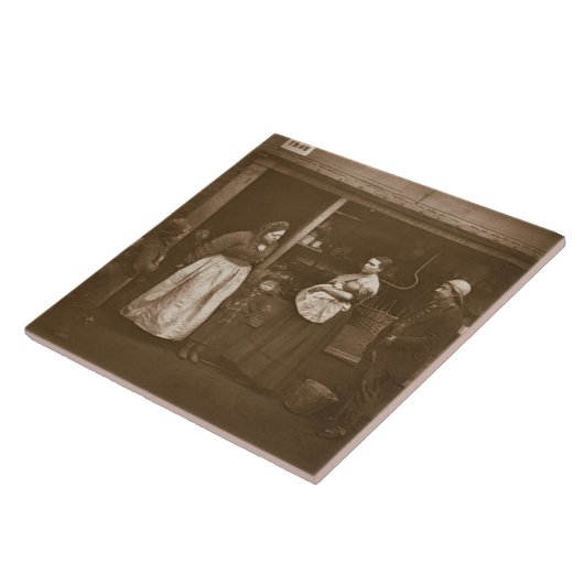 Leidende von der Flut, 'vom Straßen-Leben in Lon Fliese (Seite)