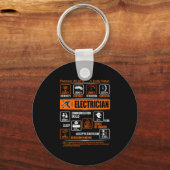 Leidenschaft Alles Elektriker Schlüsselanhänger (Vorderseite)