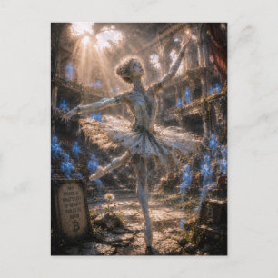 Leidenschaft / Ballerina / zerstörtes Opernhaus Postkarte