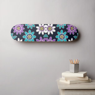 Leidenschaft Blume Blumendesign Skateboard