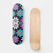 Leidenschaft Blume Blumendesign Skateboard (Vorderseite)