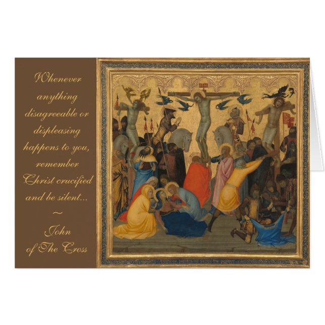 Leidenschaft Christi-Kreuzigung Malerei (Vorderseite (Horizontal))