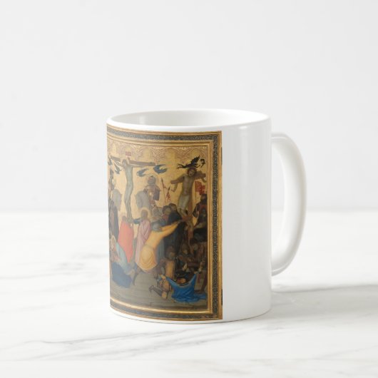 Leidenschaft Christi-Kreuzigung Malerei Kaffeetasse (VorderseiteRechts)