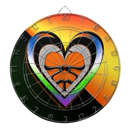 Leidenschaft Dartscheibe (vorne)