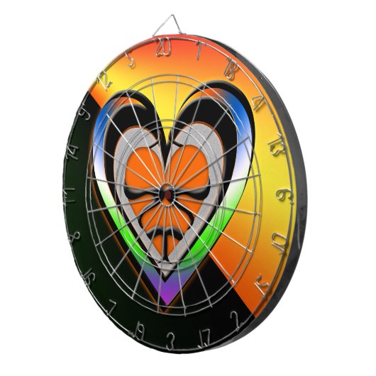 Leidenschaft Dartscheibe (Vorderseite rechts)