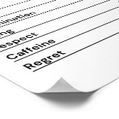 Leidenschaft des Arztes Poster (Ecke)