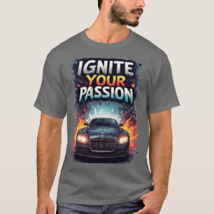 🏎️ Leidenschaft entfachen Farbspritzer Sportwagen T-Shirt