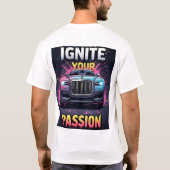 🔥 Leidenschaft entfachen Luxusauto-Farb-Splash-Gr T-Shirt (Rückseite)