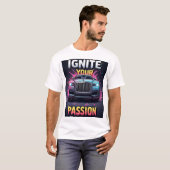 🔥 Leidenschaft entfachen Luxusauto-Farb-Splash-Gr T-Shirt (Vorne ganz)