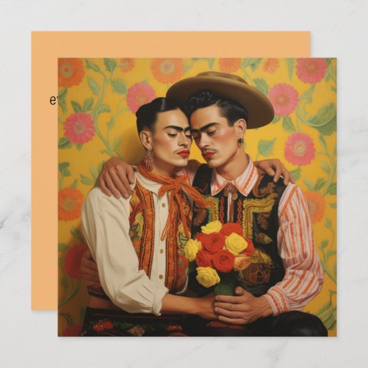 Leidenschaft Feiertagskarte (Vorne/Hinten)