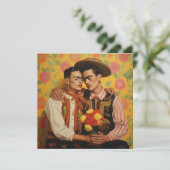 Leidenschaft Feiertagskarte (Stehend Vorderseite)