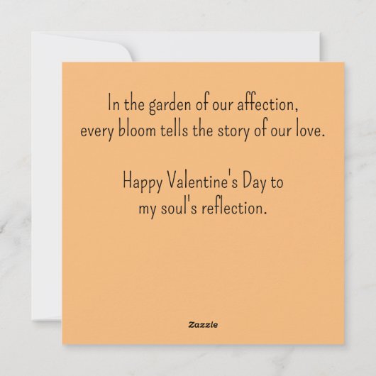 Leidenschaft Feiertagskarte (Rückseite)