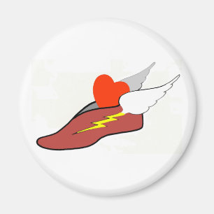 Leidenschaft für das Laufen Magnet