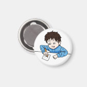 Leidenschaft für das Skizzieren Magnet (Vorderseite/Rückseite)