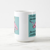 Leidenschaft für die Nicht-Kochen lustiger Mug Kaffeetasse (Mittel)
