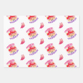'Leidenschaft für Mode' - Stil A Geschenkpapier Set (Vorderseite)