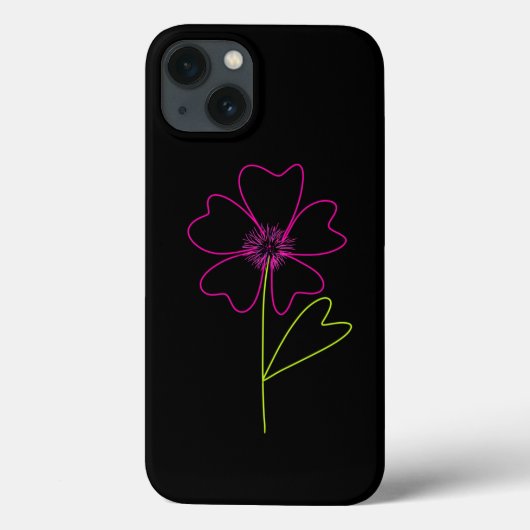 Leidenschaft für rosa Blume Case-Mate iPhone Hülle (Rückseite)