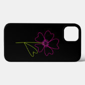 Leidenschaft für rosa Blume Case-Mate iPhone Hülle (Rückseite (Horizontal))