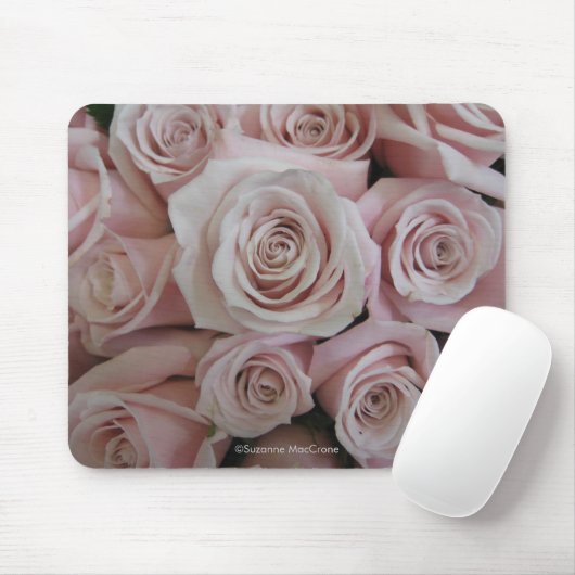 Leidenschaft für rosa Rosen - Mousepad (Mit Mouse)