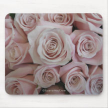 Leidenschaft für rosa Rosen - Mousepad