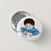 Leidenschaft fürs Skizzieren Button (Vorne & Hinten)