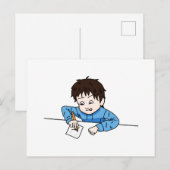 Leidenschaft fürs Skizzieren Postkarte (Vorne/Hinten)