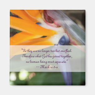 Leidenschaft im Paradies Christliche Gastgeschenk  Magnet