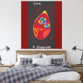 Leidenschaft in einer Träne  Leinwanddruck (Insitu (Schlafzimmer))