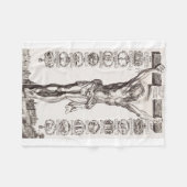 Leidenschaft Jesu Kreuzigung Christi Fleecedecke (Vorderseite (Horizontal))