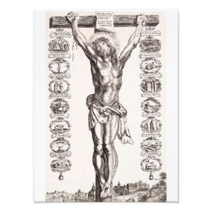 Leidenschaft Jesu Kreuzigung Christi Fotodruck