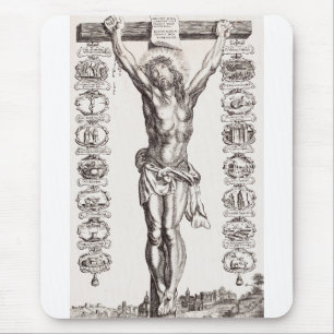 Leidenschaft Jesu Kreuzigung Christi Mousepad