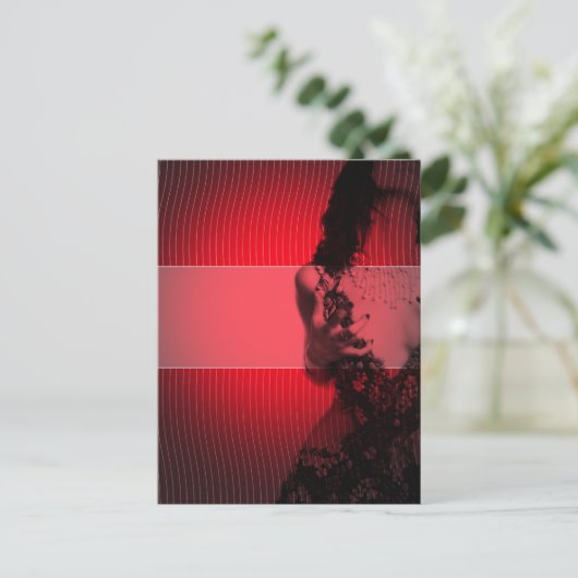 Leidenschaft Postkarte (Stehend Vorderseite)