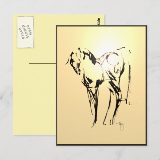 "Leidenschaft" ~ Postkarte (Vorne/Hinten)