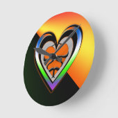 Leidenschaft Runde Wanduhr (Winkel)